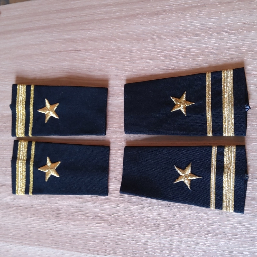LTJG SOFT Ephatulets insignias  two sets